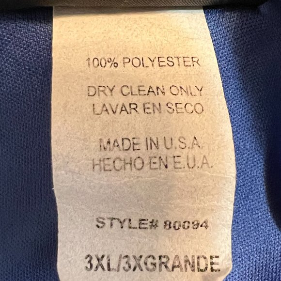 Vintage Pelicana Women's Prom Dress Navy Sleeveless Size 3XL V-Neck Formal Dress - Picture 4 of 9